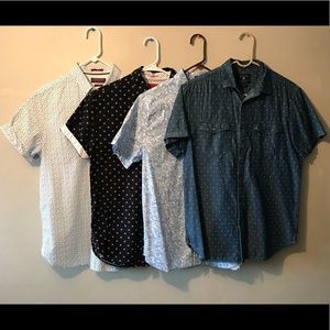 4 Denim & Flower dress shirts
